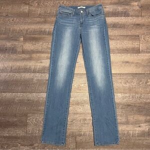 Levi's Women's Medium Blue Straight Leg Jeans 28